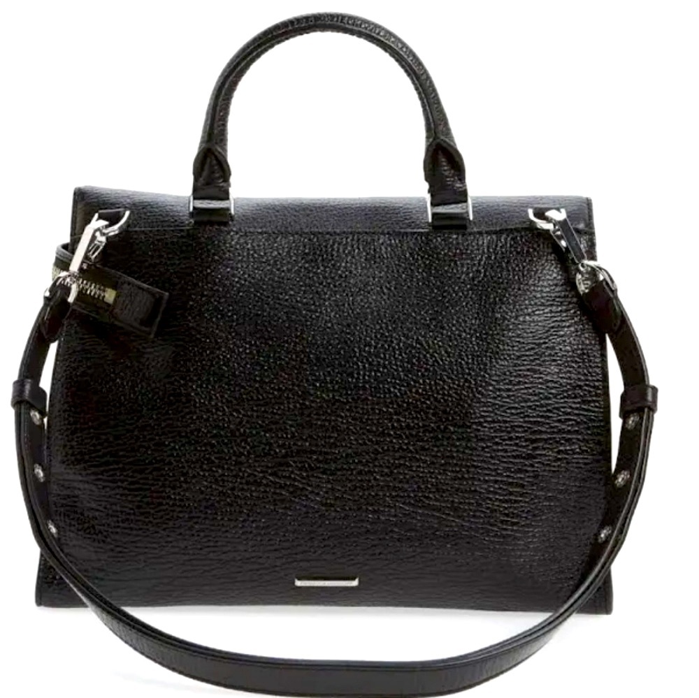 Rebecca Minkoff Jane Satchel Genuine Leather Purse Rare Like New Studded Bag